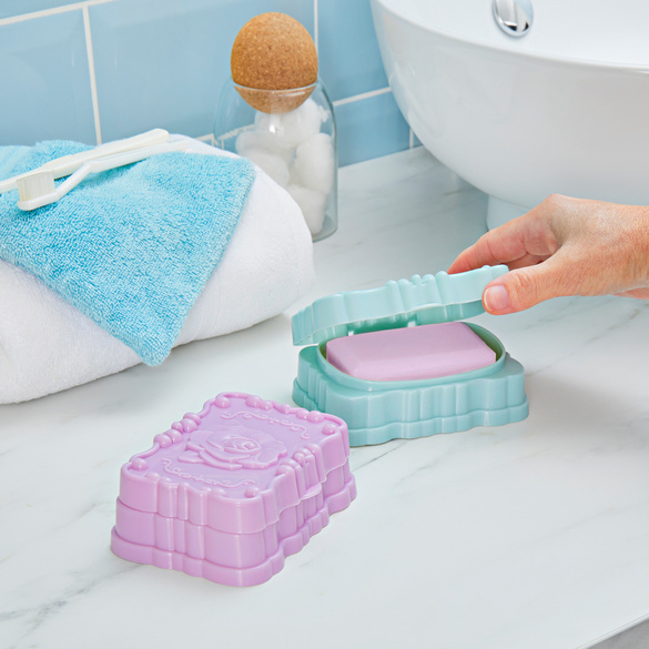 Lot de 2 boîtes à savon Clarsen