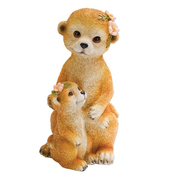Maman suricate avec bébé