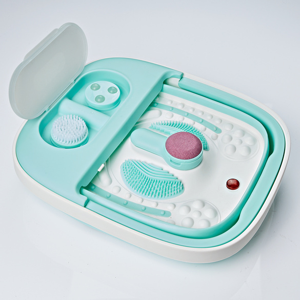 Bain de pieds à bulles pliable