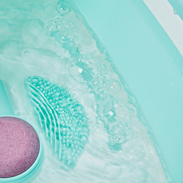 Bain de pieds à bulles pliable