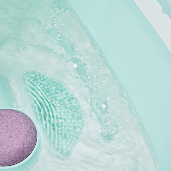 Bain de pieds à bulles pliable