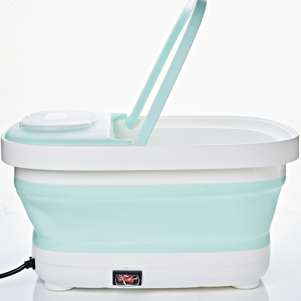 Bain de pieds à bulles pliable