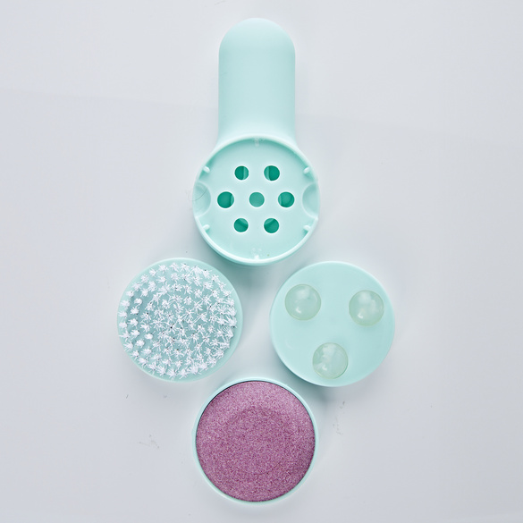 Bain de pieds à bulles pliable