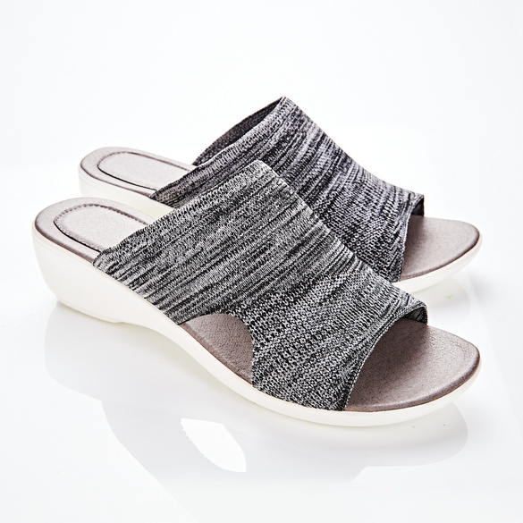 Mules, anthracite chiné