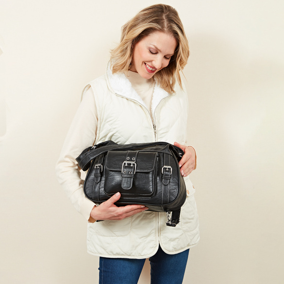 Sac "Tara" 2 en 1, noir
