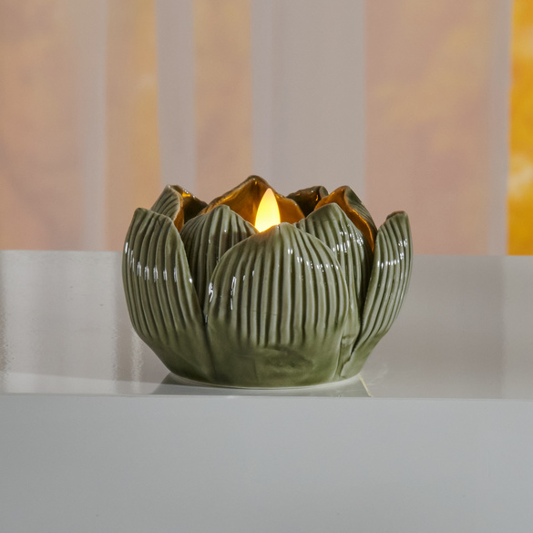 Photophore "Fleur" Eldo, kaki