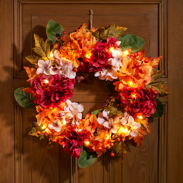 Couronne automnale LED Eldo