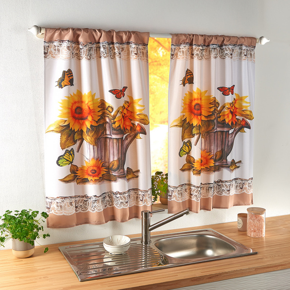 Lot de 2 brise-bises "Tournesols" Eldo