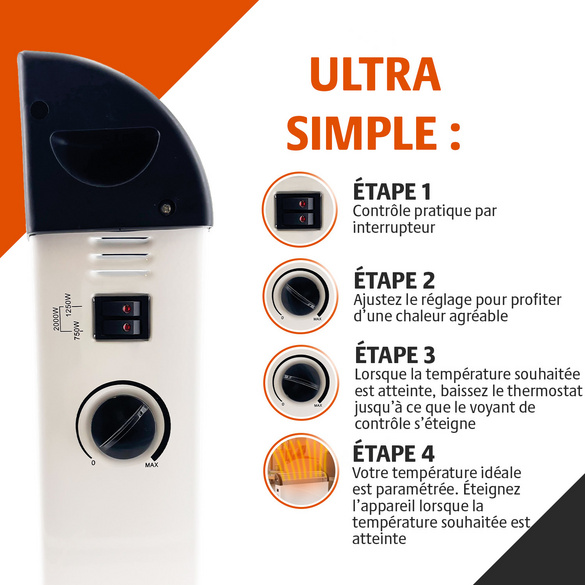 Radiateur convecteur mobile Bergström