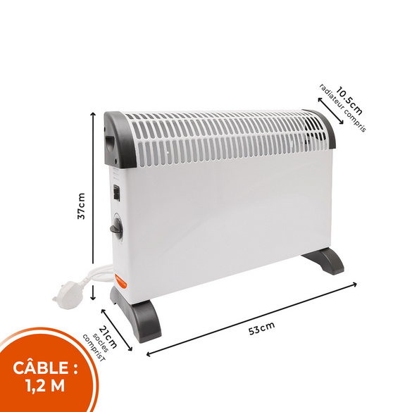 Radiateur convecteur mobile Bergström