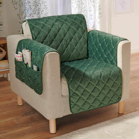 Jeté fauteuil 60 x 150 cm Eldo, vert