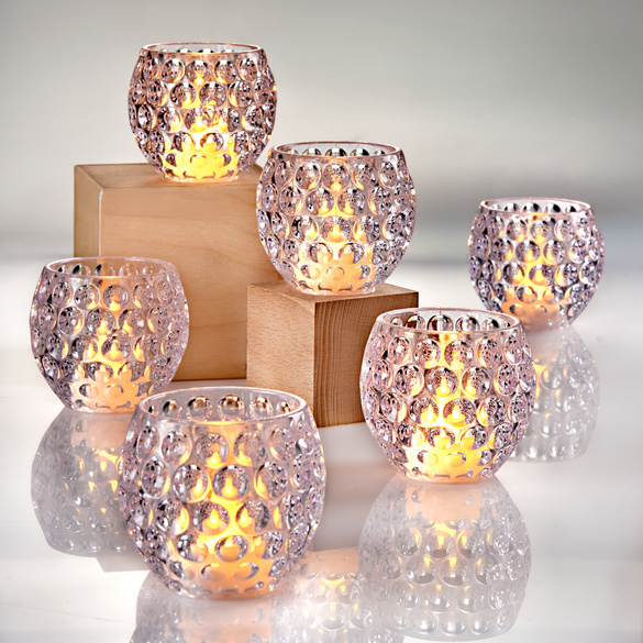 Lot de 3 photophores LED Eldo