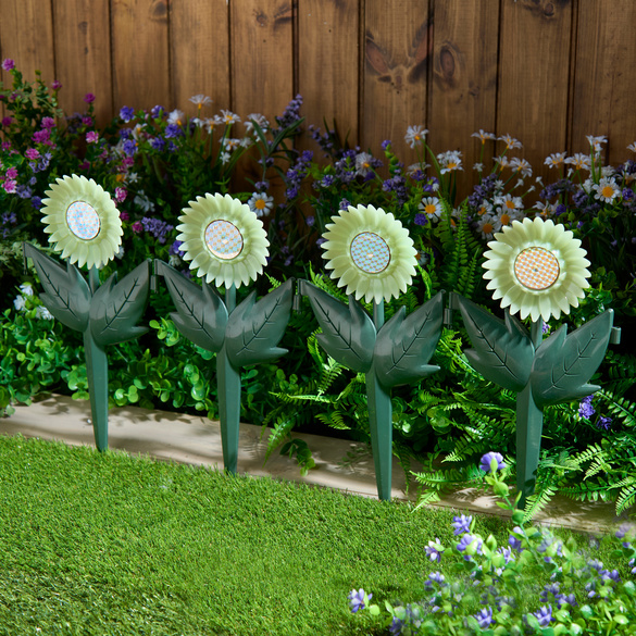 Tournesols auto-lumineux pour jardin, lot de 4 Gainsborough