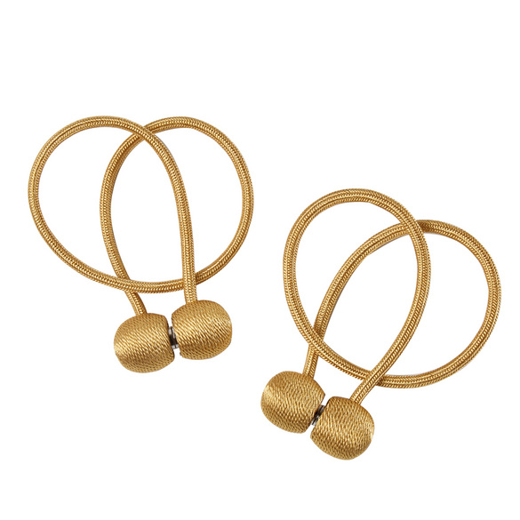 Lot de 2 embrasses aimantées Eldo, crème