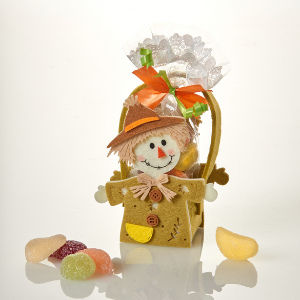 Panier garni épouvantail