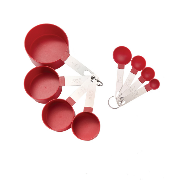 Ensemble 8 pièces cuillères et verres mesurettes