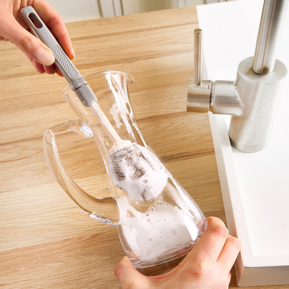 Brosse à vaisselle télescopique