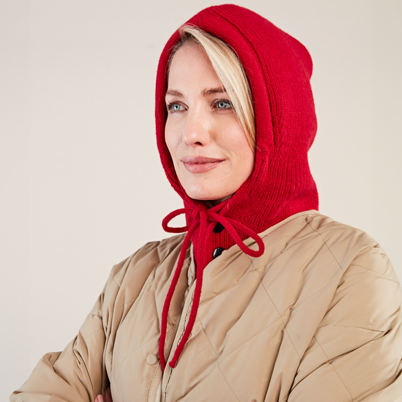 Snood 2 en 1, bordeaux