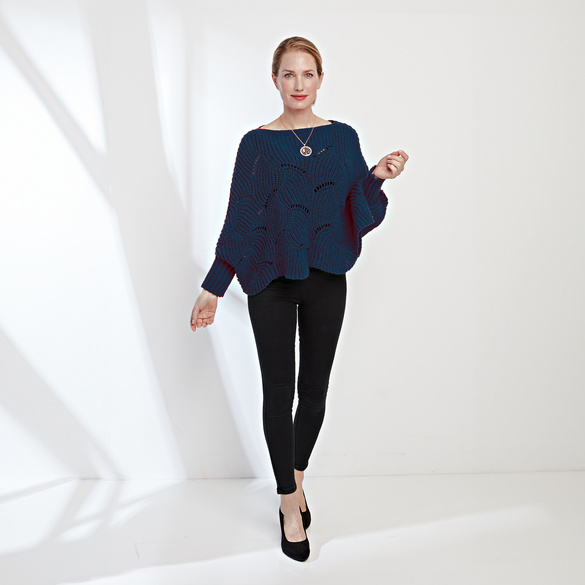 Pull-cape, bleu