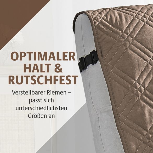 Protège-fauteuil Eldo, beige