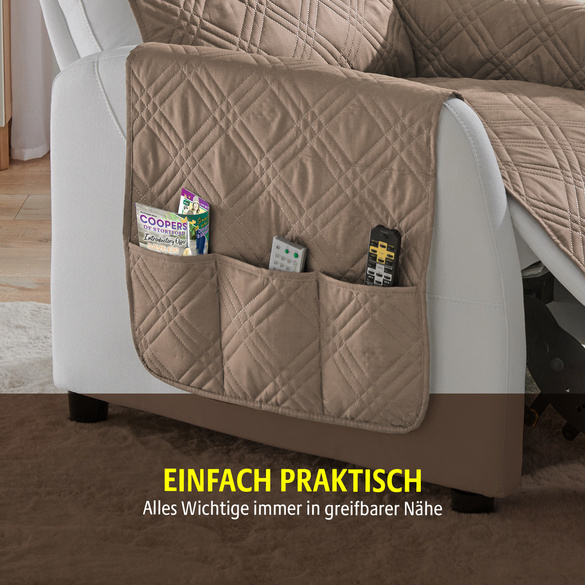 Protège-fauteuil Eldo, beige