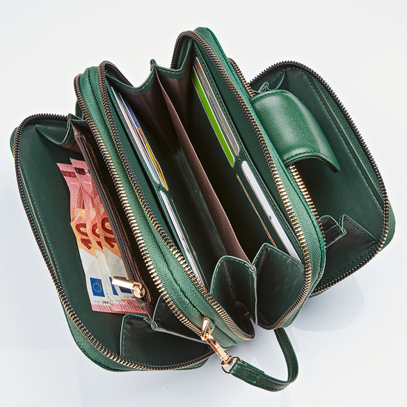 Sac "Suse" 2 en 1, vert foncé