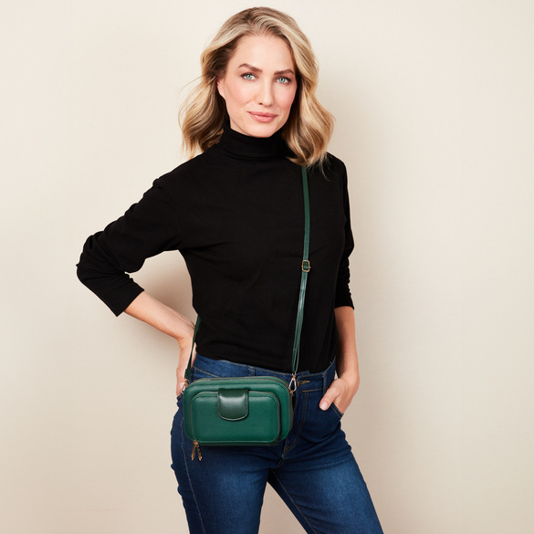 Sac "Suse" 2 en 1, vert foncé