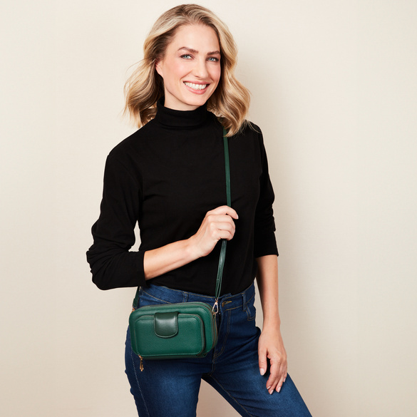 Sac "Suse" 2 en 1, vert foncé