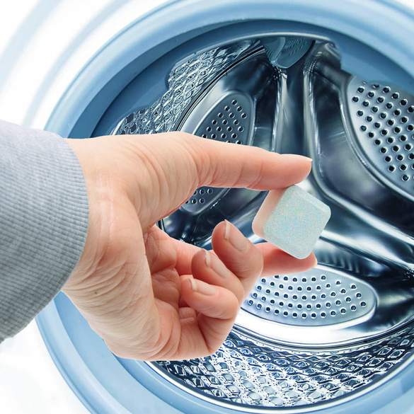 Lot de 24 tablettes de nettoyant pour lave-linge