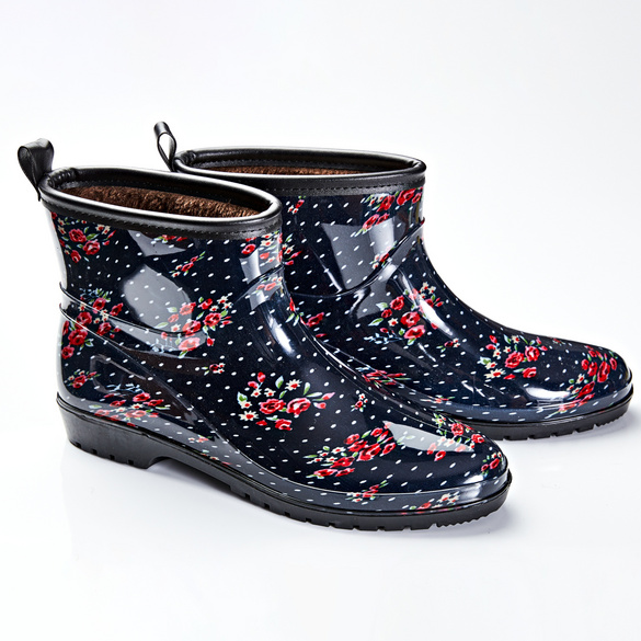 Bottines "Fleurs" doublées