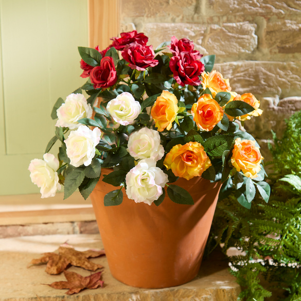 Bouquet de roses artificielles