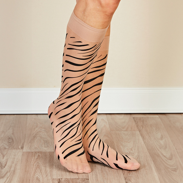 Lot de 4 mi-bas nylon