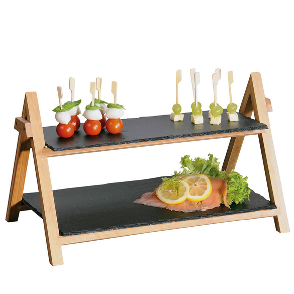 Étagère avec ardoises 2 étages KESPER