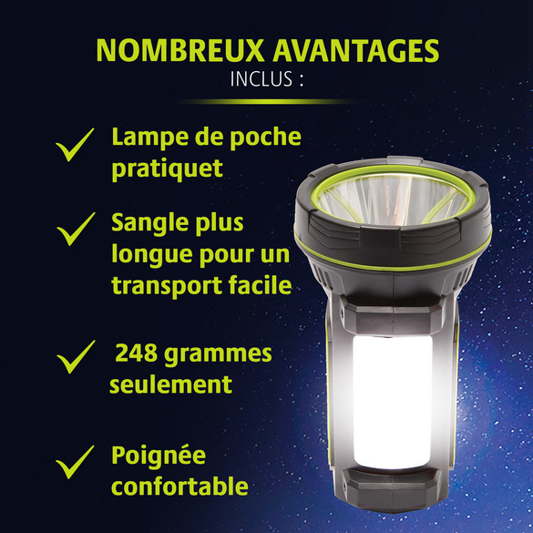 Lampe de poche légère rechargeable, Victor Tools