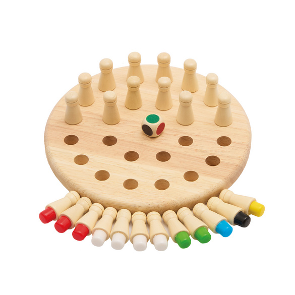Jeu de mémoire en bois