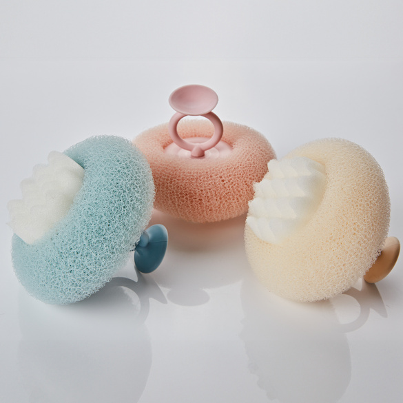 Lot de 3 Éponge de bain