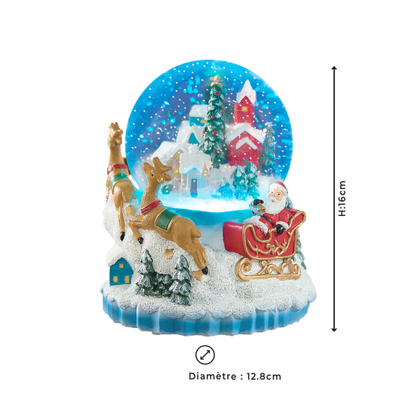 Boule à neige LED musicale