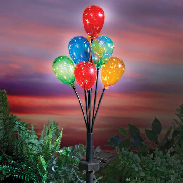 Arbre à ballons solaires avec 7 petits ballons