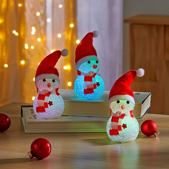 Bonhomme de neige LED