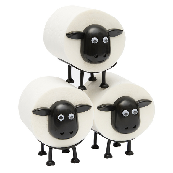 Support de papier toilette "Mouton" set de 3 Clarsen