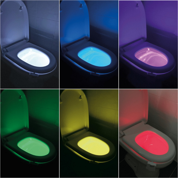 Éclairage LED pour toilettes
