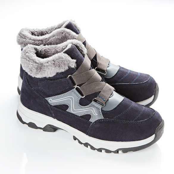 Chaussures d'hiver gris-bleu