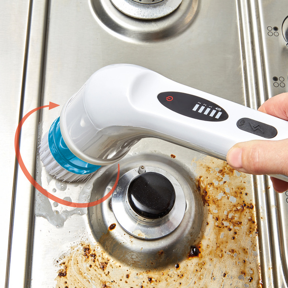 Brosse de nettoyage multifonctionnelle sur batterie