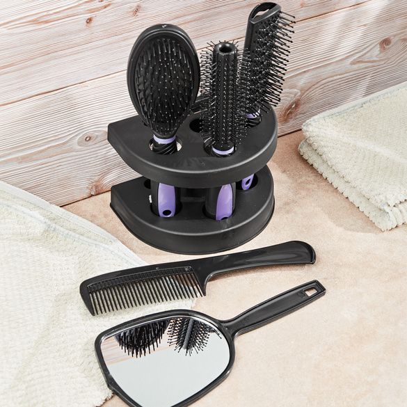 Lot de 5 accessoires de coiffure sur un support