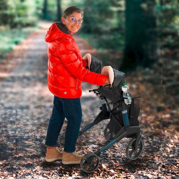1 paire de chauffe-mains pour fauteuil roulant/déambulateur
