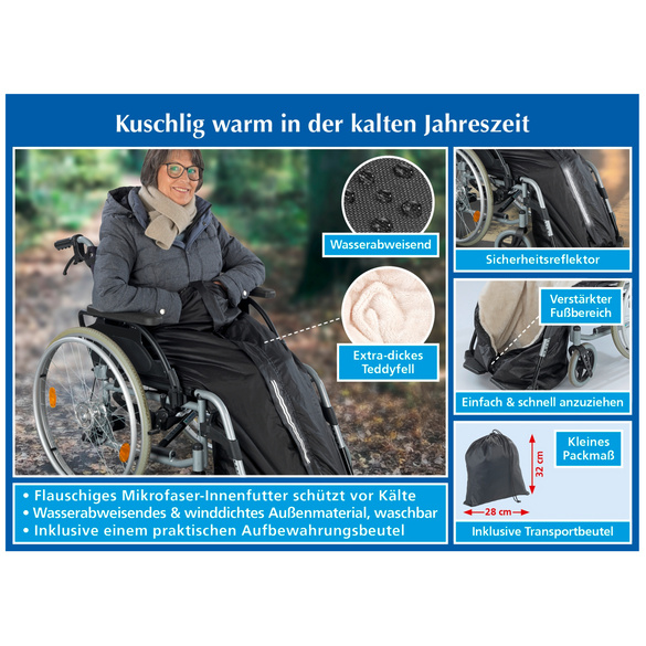 Chancelière pour fauteuil roulant