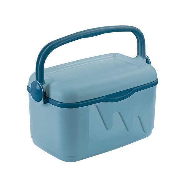 Glacière avec couvercle et poignée en forme d'étrier 10 L bleu CURVER