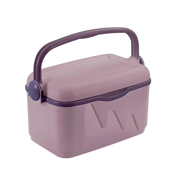 Glacière avec couvercle et poignée en forme d'étrier 10 L violet CURVER