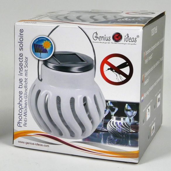 Lanterne anti-moustiques solaire Genius Ideas®
