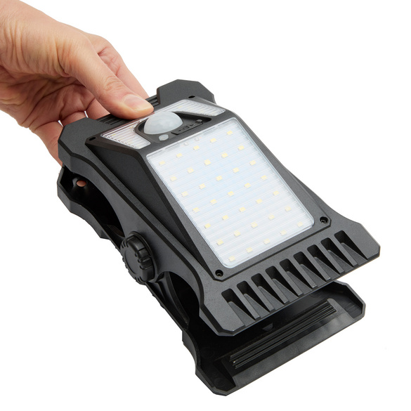 Lampe solaire à pince avec détecteur de mouvement, Victor Tools